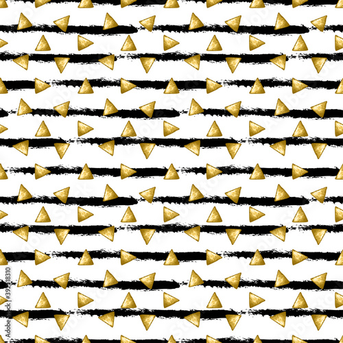 abstract golden pattern