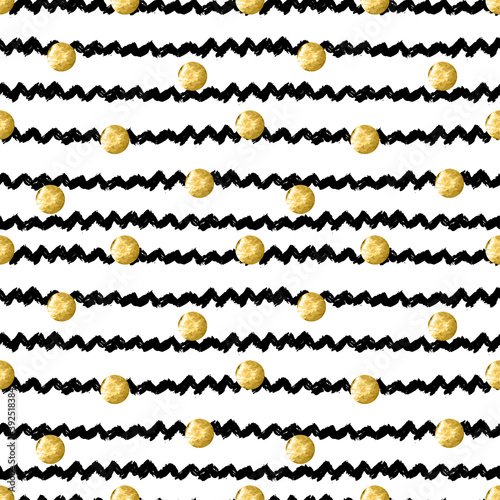 abstract golden pattern