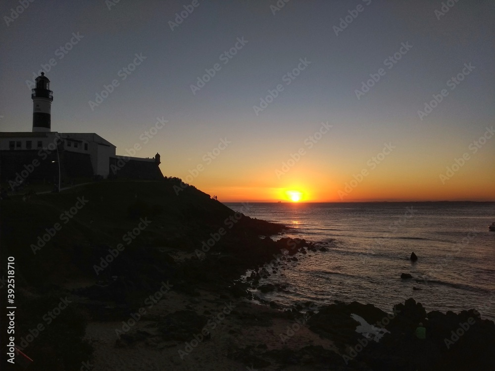 Sunset - Farol da Barra - Salvador, Bahia, Brazil
Salvador is known for its Portuguese colonial architecture, Afro-Brazilian culture and a tropical coastline. 