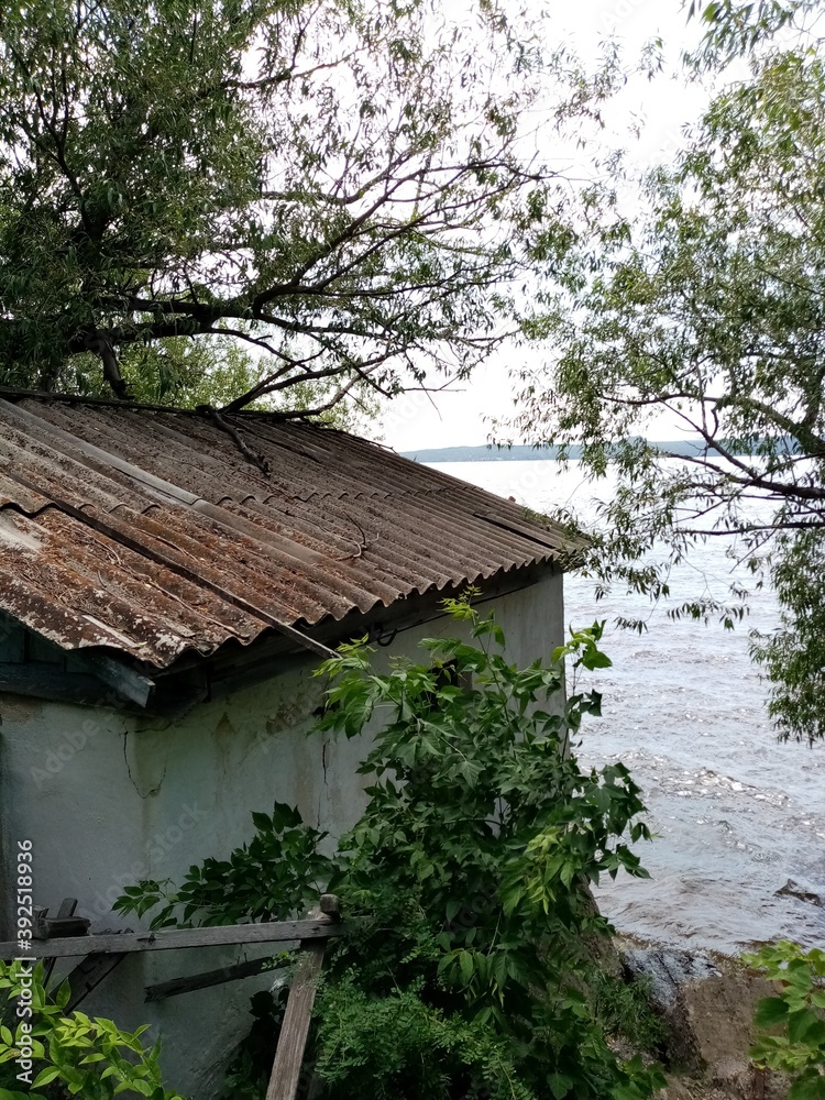 old wooden house