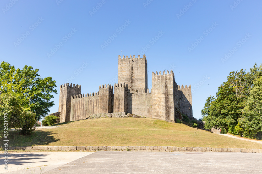 the medieval castle of Guimarães city, District of Braga, Portugal