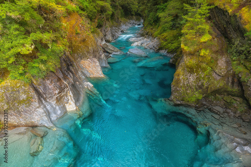 Blue Pools Track, Mount Aspiring National Park, Otago New Zealand © Michael
