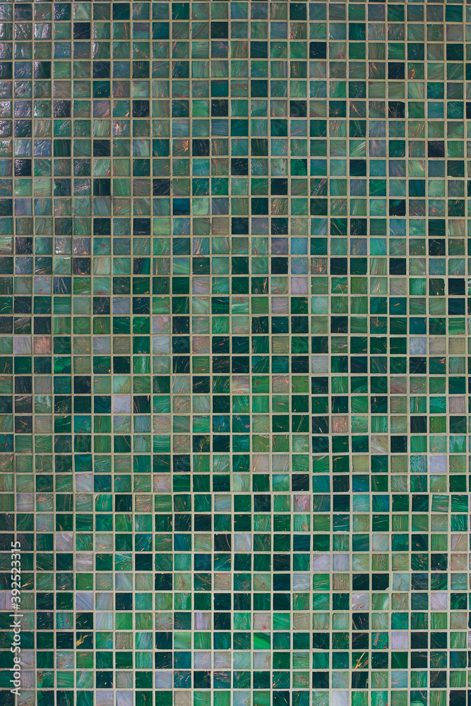 Mosaic tile background. Green shades Mosaic tile background. Green shades