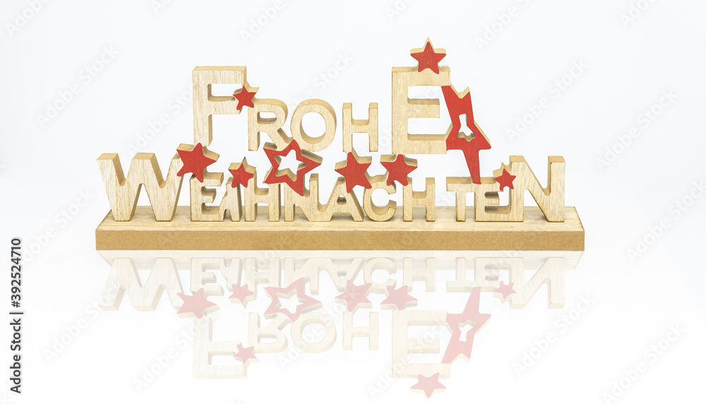 Naklejka premium Frohe Weihnachten