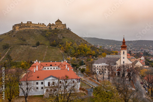 Hungary - Sümegi vár, Sümeg vára, The castle of Sumeg from drone view