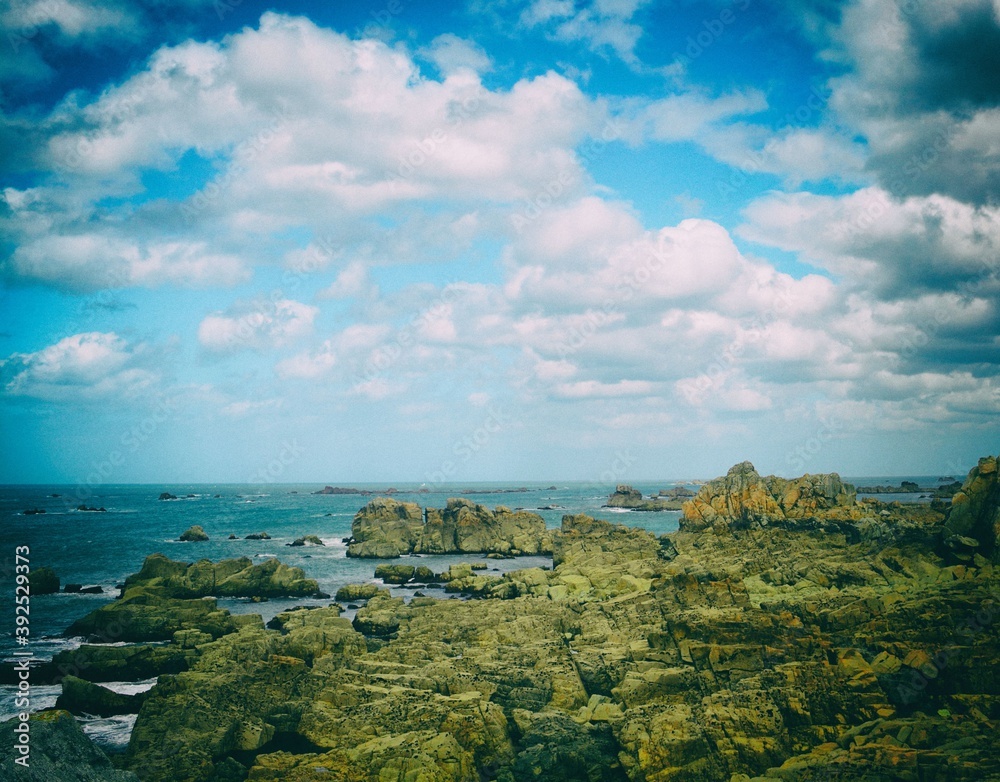 GOUFFRE DE LA BAIE DE L'ENFER CASTEL MEUR Stock Photo | Adobe Stock