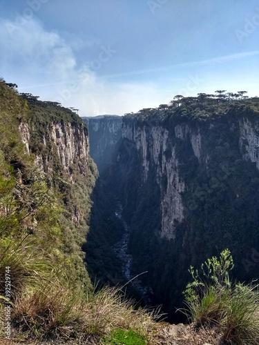 Waterfall - Cânion Itaimbezinho - Parque Nacional de Aparados da Serra - Canyons Aparados da Serra National Park is in south Brazil. It’s known for the Fortaleza and Itaimbezinho Canyon