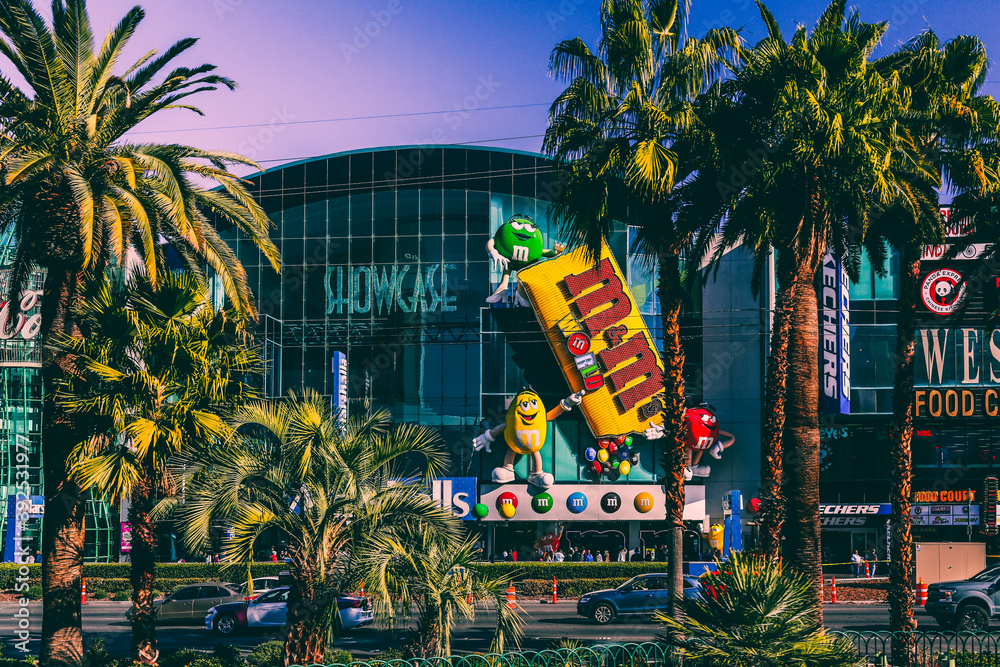 Las Vegas USA January 11 2020 Exterior Of M M s World Candy Store las-vegas-usa-january-11-2020-exterior-of-m-m-s-world-candy-store