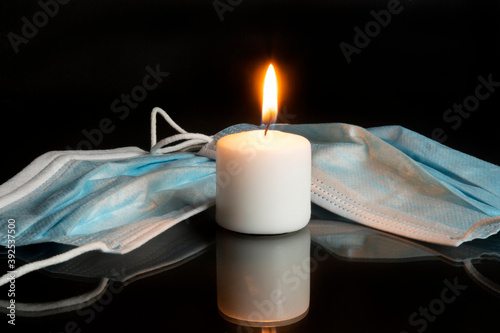 Картината върху платно COVID prayer