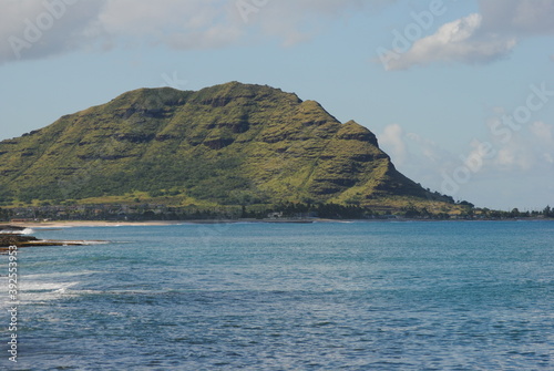 mountain and sea