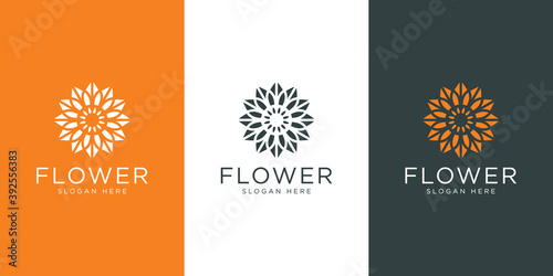 nature flower logo premium vector © quadrazo