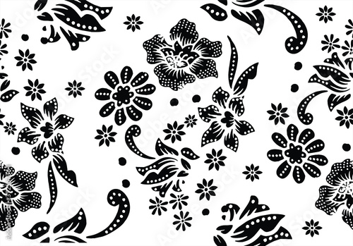 Indonesian batik motif, Batik is a technique of wax-resist dyeing applied to whole cloth, or cloth made using this technique originated from Indonesia