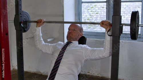 Businessman doing workout exercise. Concept of a happy active lifestyle. Business training concept. fitness gym and bodybuilding fit motivation training. fitness model and healthy muscle health life