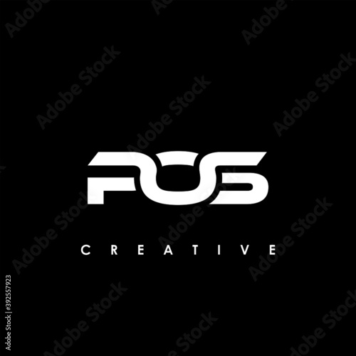 POS Letter Initial Logo Design Template Vector Illustration	
