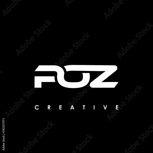 POZ Letter Initial Logo Design Template Vector Illustration	
