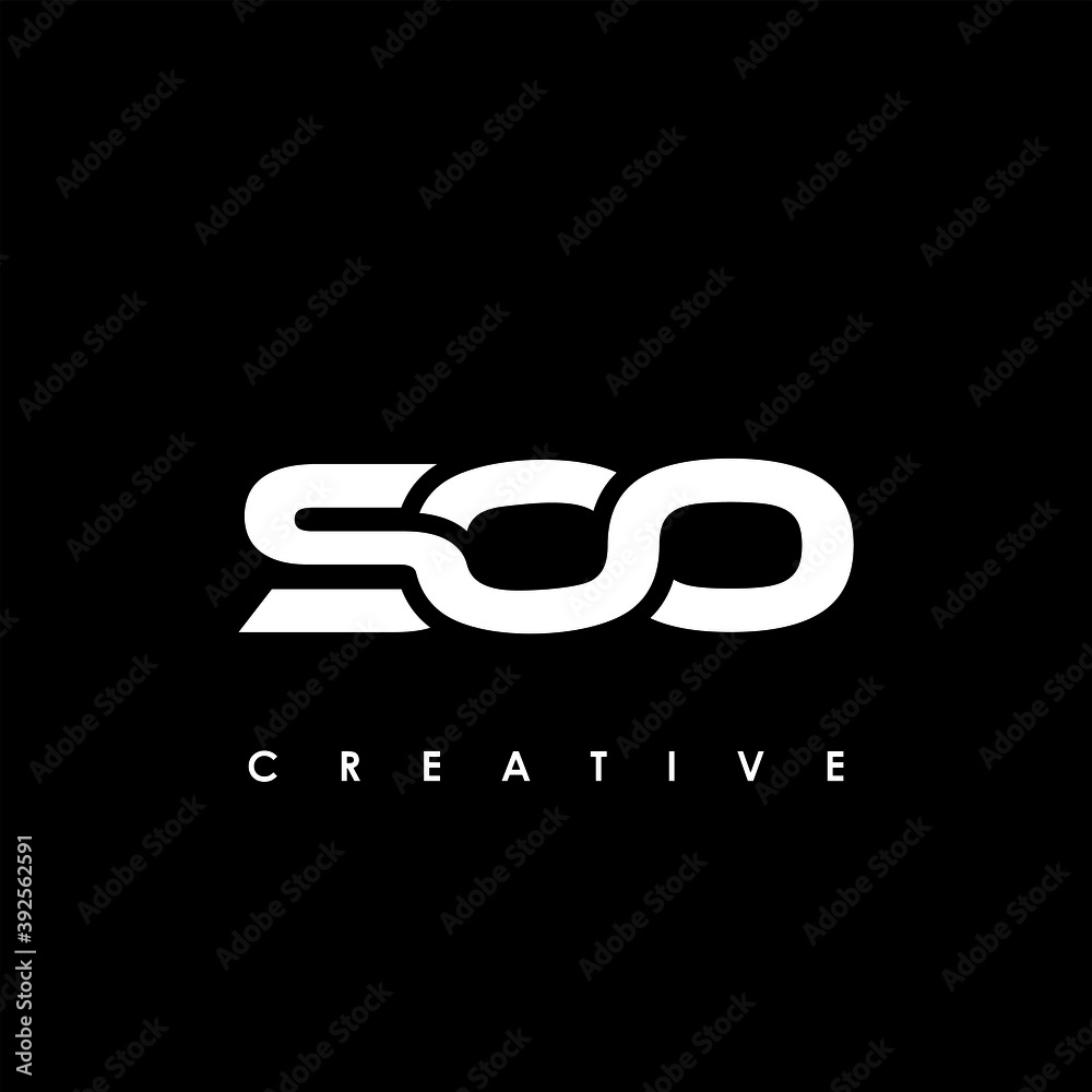 SOO Letter Initial Logo Design Template Vector Illustration	
