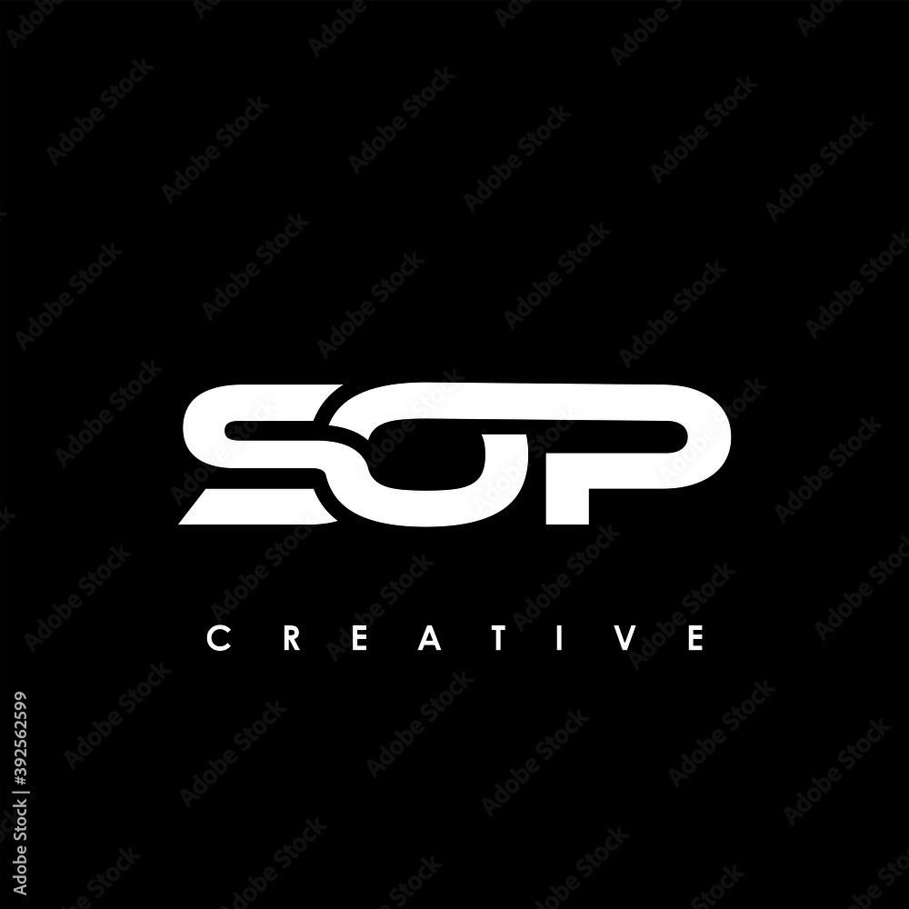 SOP Letter Initial Logo Design Template Vector Illustration	

