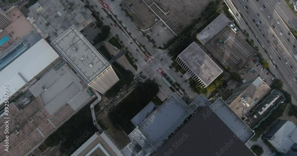 Birds eye view of The Williams tower and surrounding area in the Galleria mall area in Houston, Texas. This video was filmed in 4k for best image quality. Birds eye view of The Williams tower and surrounding area in the Galleria mall area in Houston, Texas. This video was filmed in 4k for best image quality.