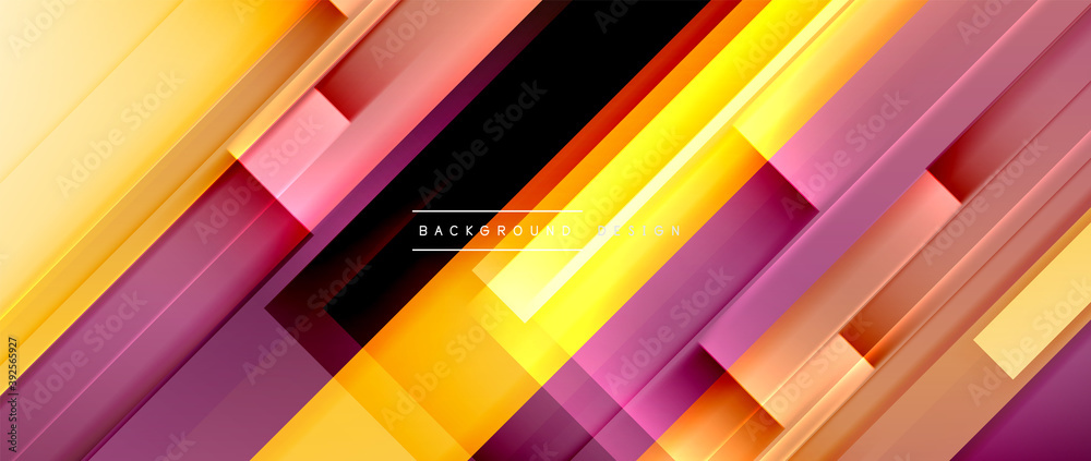 Dynamic lines on fluid color gradient. Trendy geometric abstract background for your text, logo or graphics Dynamic lines on fluid color gradient. Trendy geometric abstract background for your text, logo or graphics