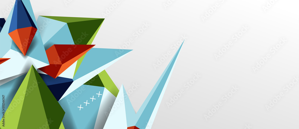 3d low poly abstract shape background vector illustration 3d low poly abstract shape background vector illustration