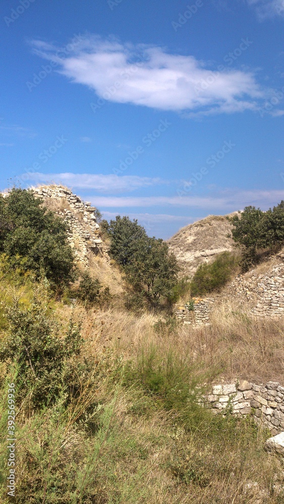 Troy, ancient ruins, stones