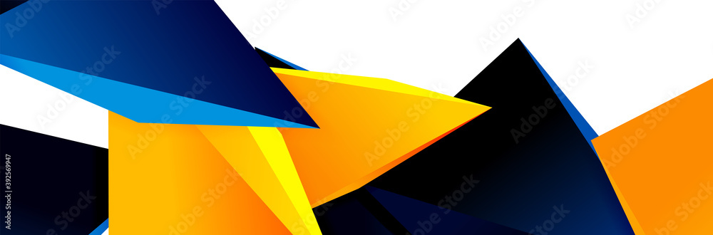 Triangle mosaic abstract background, 3d triangular low poly shapes. Geometric vector illustration for covers, banners, flyers and posters and other Triangle mosaic abstract background, 3d triangular low poly shapes. Geometric vector illustration for covers, banners, flyers and posters and other