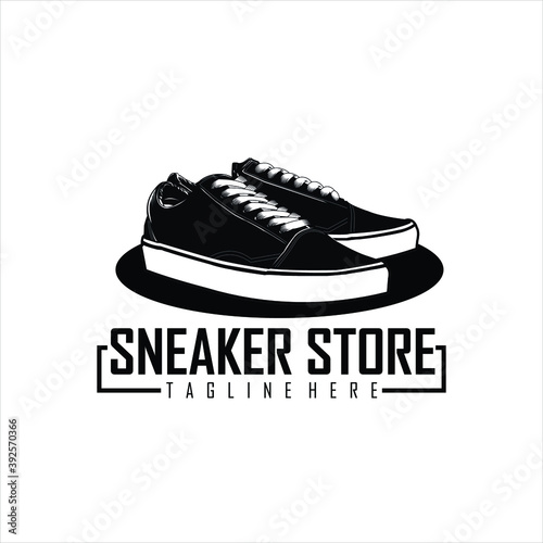 sneaker store logo template