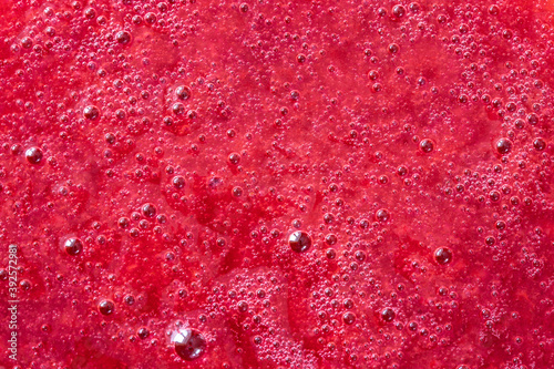 Raspberry syrup close-up. Food. Background