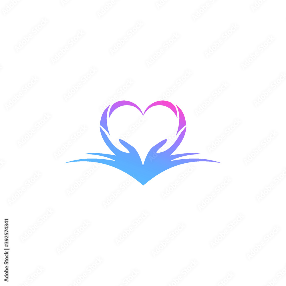 logo heart ping new love icon templet logo heart ping new love icon templet
