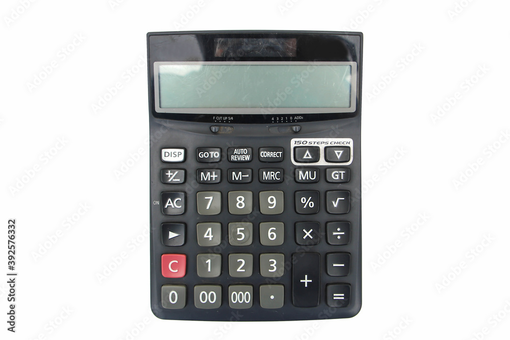 Calculator isolate on white backgroud. Calculator isolate on white backgroud.