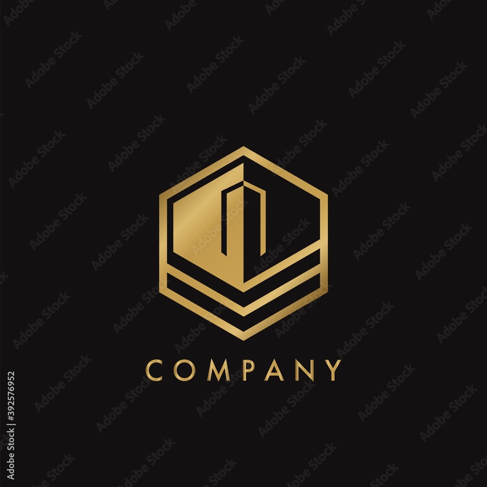 Gold Letter N Letter Logo Concept Elegance Geometrical Hexagon with negative space initial letter for Apartment Real Estate, Property, hotel and Architecture Business. Gold Letter N Letter Logo Concept Elegance Geometrical Hexagon with negative space initial letter for Apartment Real Estate, Property, hotel and Architecture Business.