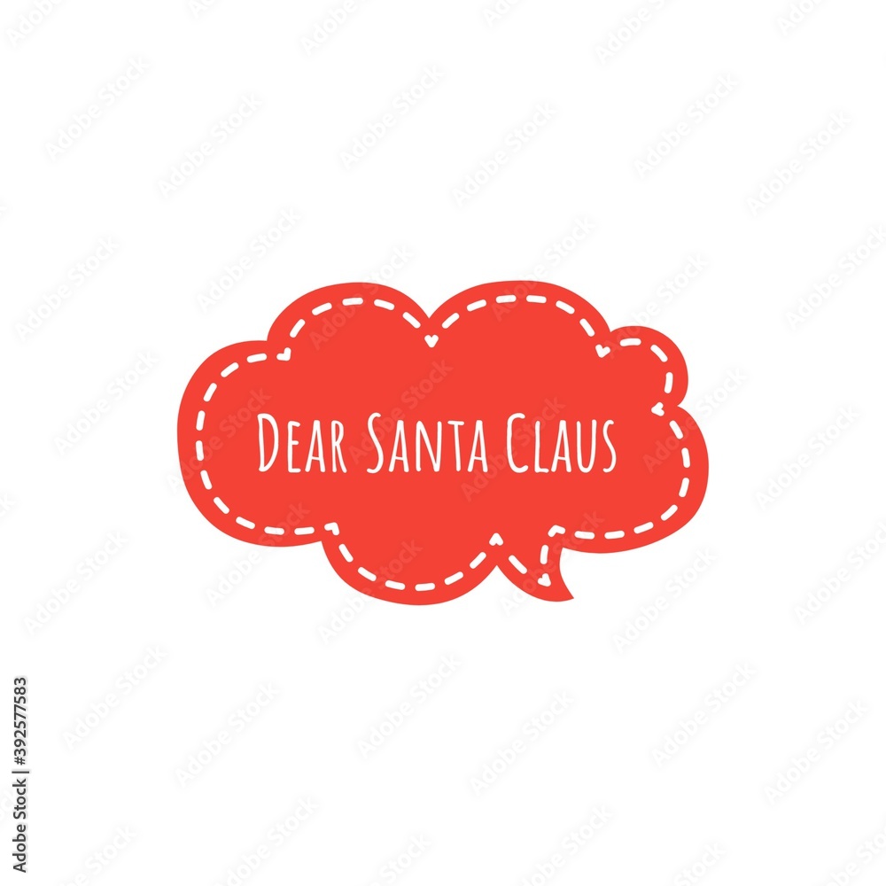 ''Dear Santa Claus'' Christmas Lettering Design ''Dear Santa Claus'' Christmas Lettering Design