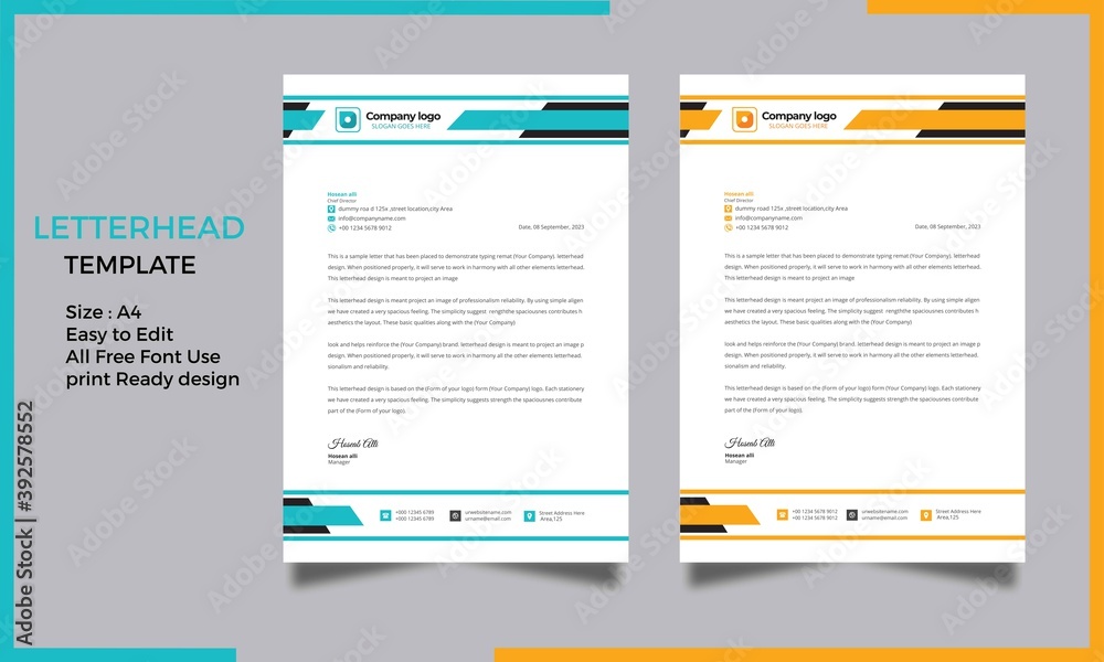  Company Letterhead Template 