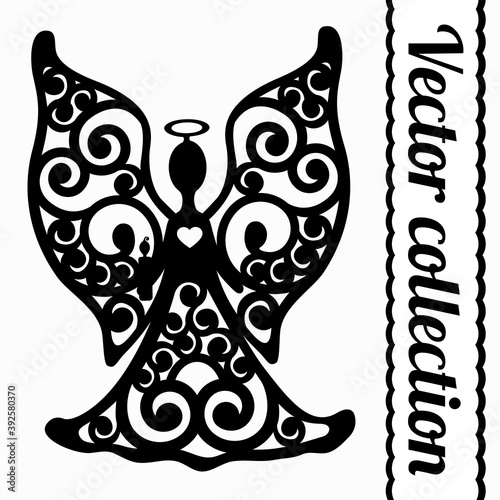 stencil angel for laser cutting