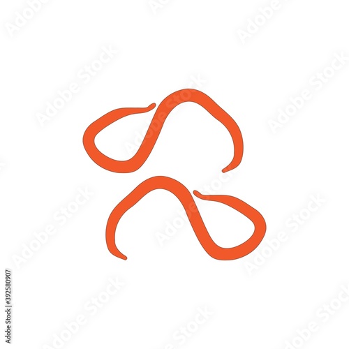 worm vector design