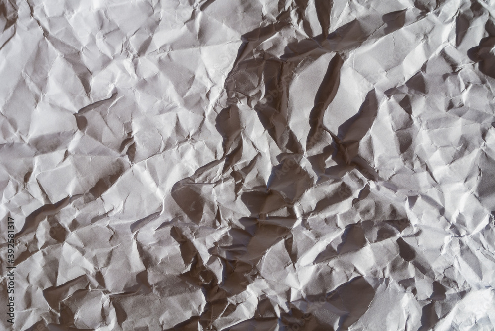 white crumpled paper texture background. white crumpled paper texture background.