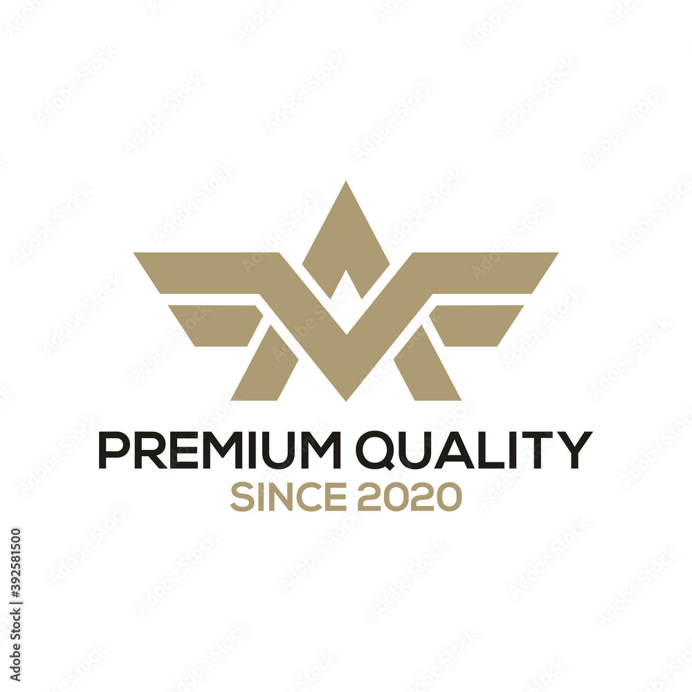 Obraz premium A Letter Monogram Logo Design