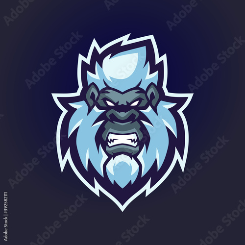 Yeti Mascot Logo