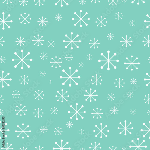 seamless background with snowflakes