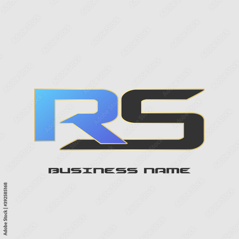 Logo RS Business Letter Logo Design With Simple style Logo RS Business Letter Logo Design With Simple style