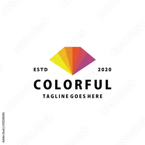 Colorful Technology Logo design Vector