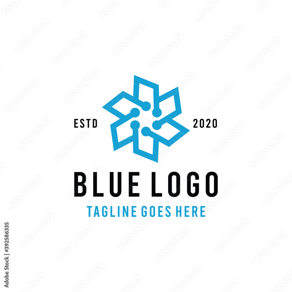 Circle Technology Logo design Vector Circle Technology Logo design Vector