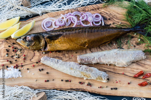 geräucherter Fisch photo