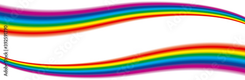 Tableau sur toile Rainbow isolated for your projects