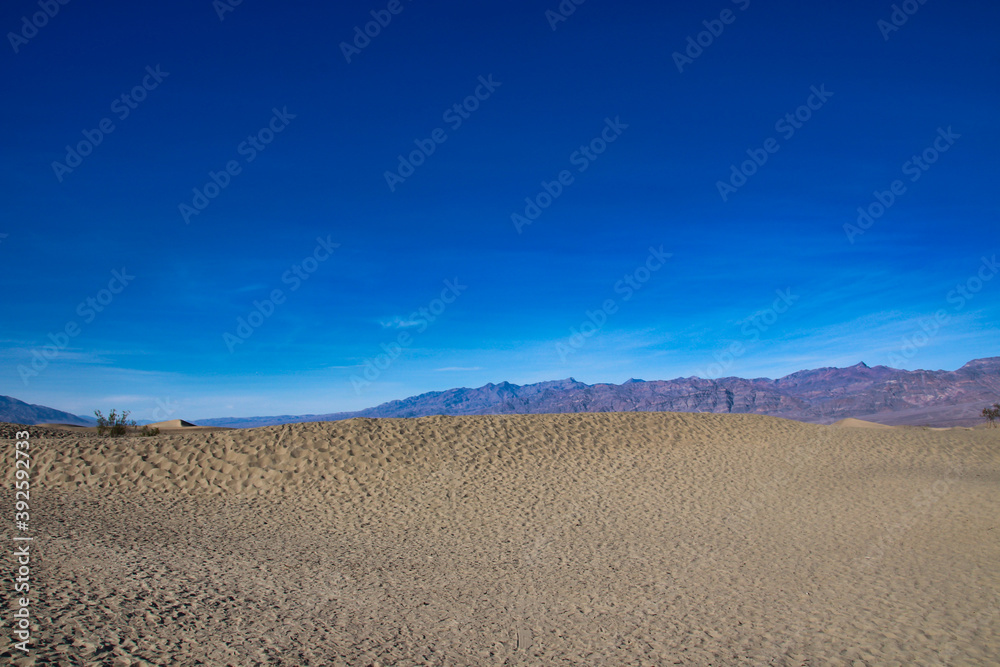 Sand dunes in the famous Death Valley National Park, California Sand dunes in the famous Death Valley National Park, California