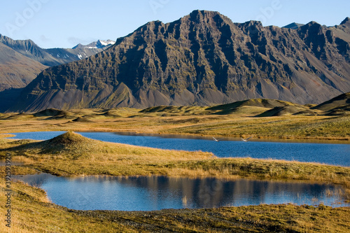 Landscape near Hofn on the south coast of Iceland