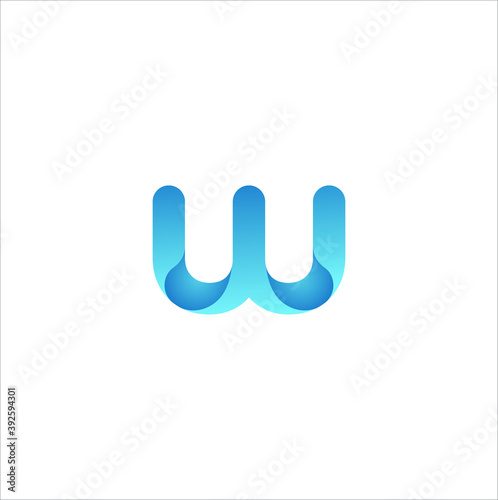letter w modern logo design vector concept