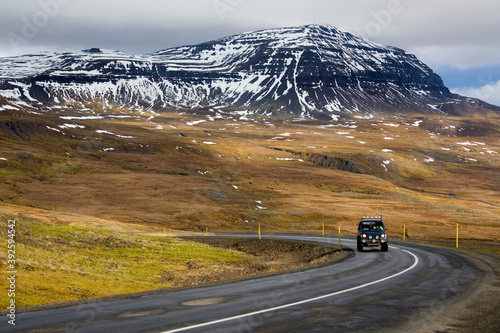 Mountain road near Seydisfjordur - Iceland © mrallen