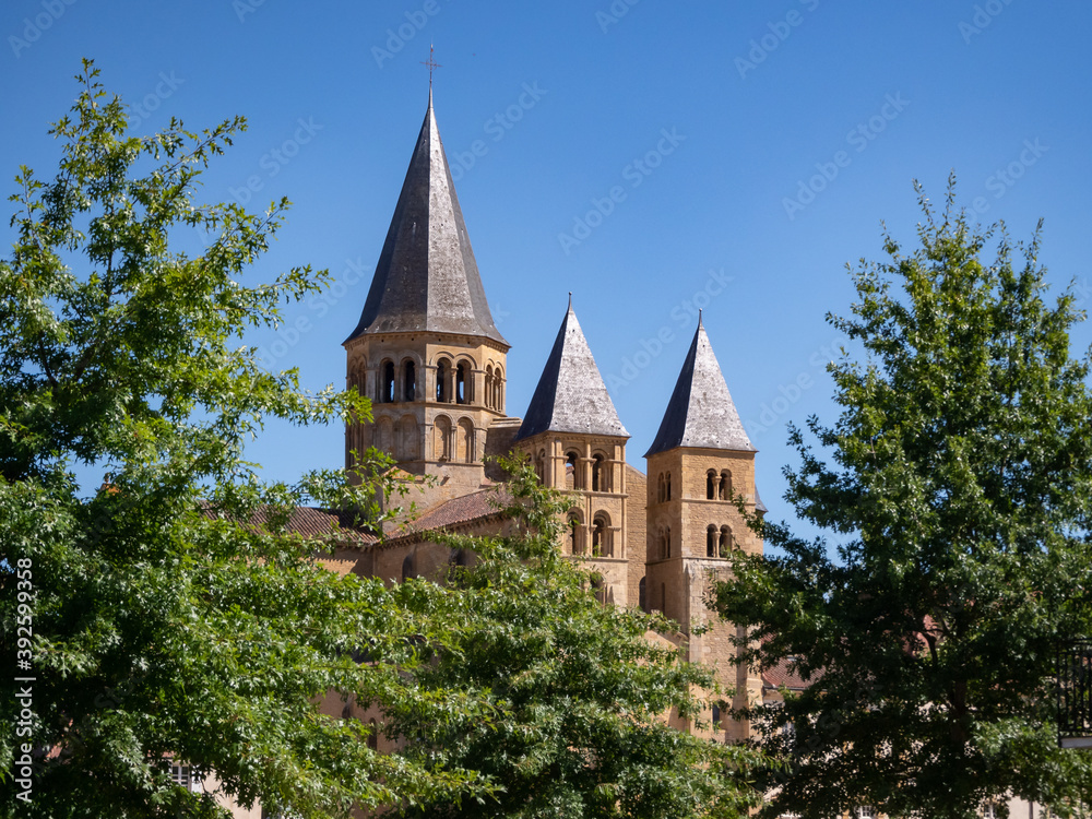 Basilica of the Sacred-Heart of Paray le Monial , Burgundy France