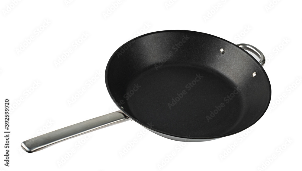 Non stick frying pan isolated on white background Non stick frying pan isolated on white background